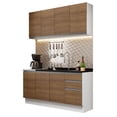 thumbnail image 1 of Cocina Integral Madesa Glamy Sin Tarja 160 Cm Marron Madesa Glamy, 1 of 10
