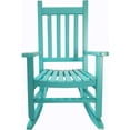 thumbnail image 2 of Rocking Rocker - K086BU Durable Bule Child’s Wood Porch Rocker/Rocking Chair - Indoor or Outdoor - Suitable for 4-8 Years Old, 2 of 6