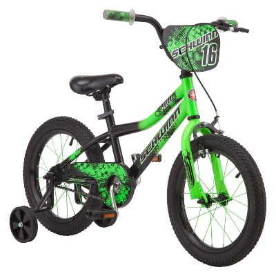 Schwinn Piston 16" Kids Bike - Green