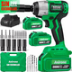 thumbnail image 2 of Llave De Impacto Inalámbrico 3.0ah Kit con 2 baterías Verde, 2 of 5