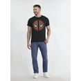 thumbnail image 2 of Deadpool Men’s & Big Men's Cotton Graphic Tee with Short Sleeves, Sizes S-3XL, 2 of 5