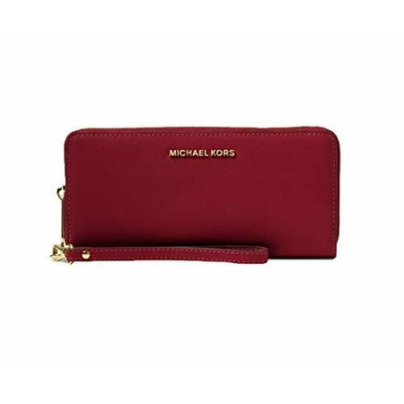 Scarlet Jet - Michael Kors Women's Jet Set Travel Large Smartphone Wristlet Scarlet