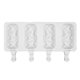thumbnail image 3 of Moldes de silicona para helado Toystoory bandeja para cubitos de hielo 4 ranuras fabricante seguro de alimentos, 3 of 6