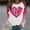 #275-Multicolor, variant on Craaazy Valentine Long Sleeve Tops for Women Love Heart Graphic Round Neck Shirt Gifts