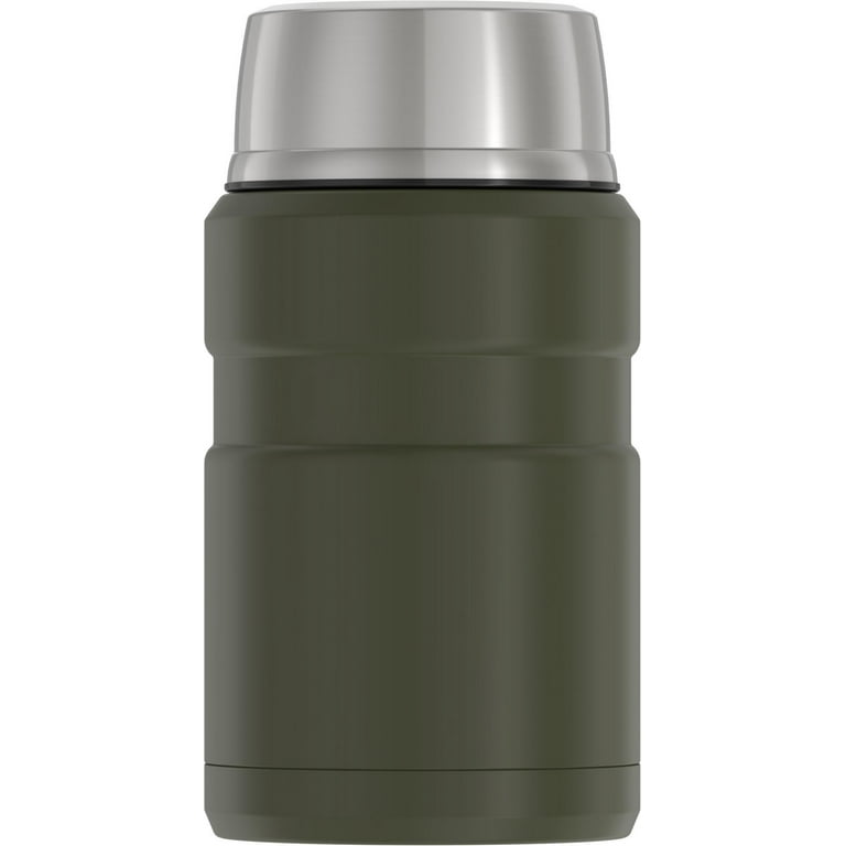  THERMOS Stainless King Vacuum-Insulated Food Jar, 24 Ounce,  Army Green : Home & Kitchen