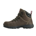 thumbnail image 3 of Avenger Work Boots Womens Flight Alloy Toe Lace Up Leather Brown 7470, 3 of 7
