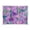 Beautiful Detailed Pattern, variant on Acrylic Tray Clear Serving Tray Rectangle Decorative Tray with Cut Handle Elegant Peacock