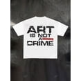 thumbnail image 3 of Women's Streetwear Fashion Casual Oversized Graphic Print Round Neck Short Sleeve T-Shirt, 3 of 3