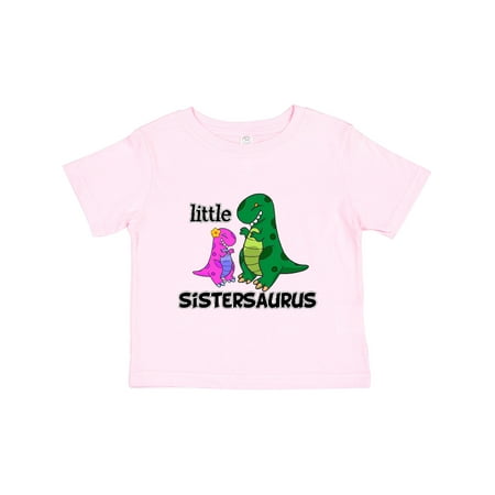 

Inktastic Little Sistersaurus Gift Baby Girl T-Shirt