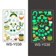 thumbnail image 4 of XZNGL St. Patricks Day Tattoo Sticker Luminous Fluorescent Colourful Irish Festival, 4 of 9