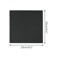 thumbnail image 2 of INSPIRE CHIC Men's Cotton Handkerchiefs Solid Color Pocket Square for Men Black One Size, 2 of 4