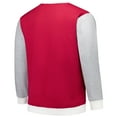thumbnail image 3 of Men's Fanatics  Crimson Alabama Crimson Tide Contrast Sleeve Large Chest Big & Tall Pullover Sweatshirt, 3 of 3
