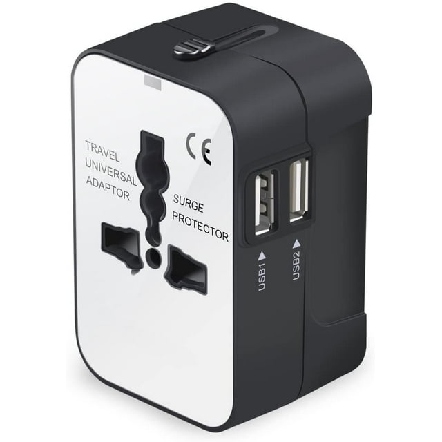 Adaptador de viaje todo en uno Cargador de pared con enchufe de alimentación de CA Adepaton CZDZ-HQ105-2