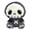 A, variant on Halloween Skeleton Sloth Plush Doll, 20cm Gothic Skull Stuffed Ornament, Soft Fluffy Spooky Themed Decor Toy For Halloween Party Layout & Holiday Gifting