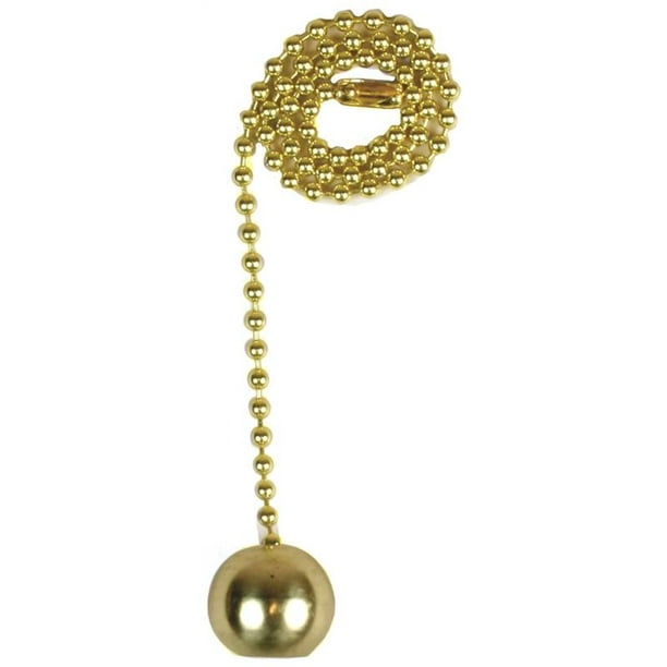 3403938,CEILING FAN PULL CHAINS SOLID BRASS BALL,,