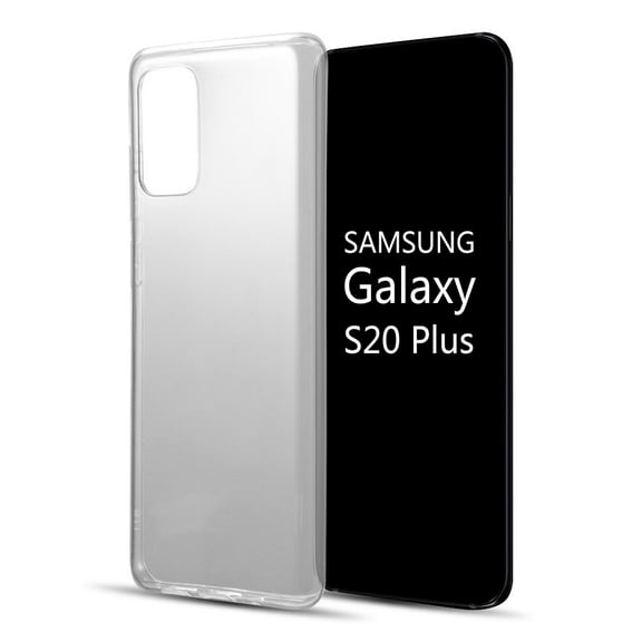 Samsung Galaxy S20 PLUS (6.7") Phone Clear Case Hybrid [Drop Cushion] [Crystal Clear] Soft Flexible Silicone Gel TPU Bumper Protective Armor Case Clear Transparent Back Cover for Samsung Galaxy S20 