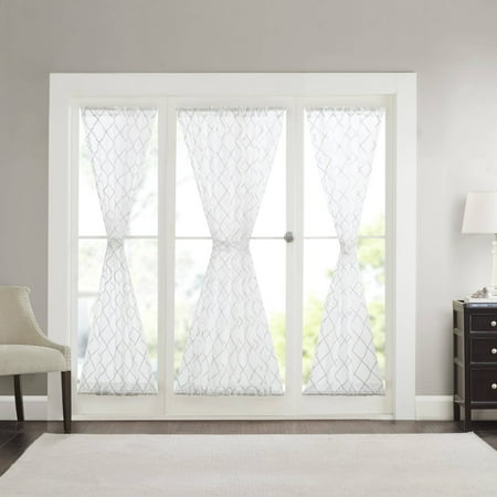 - Home Essence Clarissa Diamond Sheer Sidelight Panel