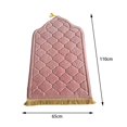 thumbnail image 3 of Portable Prayer Mat Collectible Floor Carpet Muslims Mat Rugs for Father Area Father Day Rugs for Cafe Bar Indoor Pink, 3 of 9