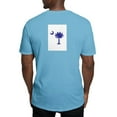 thumbnail image 2 of CafePress - Palmetto Tree &Amp; Crescent Moon Fitted T Shirt - Fitted T-Shirt, Vintage Fit Soft Cotton Tee, 2 of 5