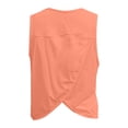 thumbnail image 6 of Summer Sleeveless Workout Tank Top Lightweight Breathable Yoga Running Vest Gym Fitness Activewear 1975 Crop Top Running T Shirt Women, 6 of 6