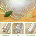 thumbnail image 4 of Protège-Table Transparent 60140cm, 1.5mm Protecteur de Nappe en Vinyle Transparent, Housse en Plastique PVC Imperméable pour Table, Tapis de Bureau Rectangulaire, Protège-Table Transparent pour Table à Manger, Table d'Appoint, 4 of 7