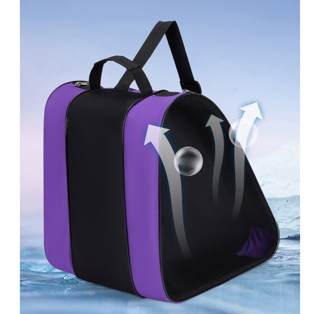 Adjustable Shoulder Strap Ice Shoes Bags Portable Roller Skate Bag Breathable Kids Inline Skate Bag Easy to Use