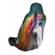 thumbnail image 2 of Fotbe Colorful Haired White Horse Funda para Asiento de Auto con Estampado – Impermeable y Antisudor – Ajuste Universal, Lavable a Máquina, Antideslizante (1 Pieza), 2 of 5