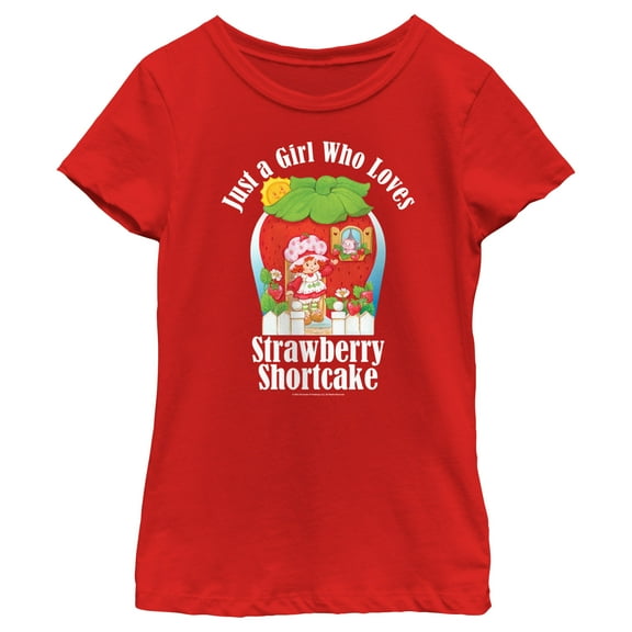 Girl's Strawberry Shortcake Loving Berry Graphic T-Shirt