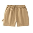 thumbnail image 3 of LYMAYTER Kids Toddler Boys Summer Shorts Cotton with Pockets Short for 1-8t Baby Fashion Cartoon Five Trousers Short, 3 of 9