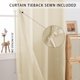 thumbnail image 5 of Jiuzhen Cortinas Semitransparentes Para Sala De Estar – 63 Pulgadas De Largo Con Alzapaños Con Ojales Filtrantes De Luz, Cortinas Para Ventana Para Cocina/Oficina, 42 Ancho X 63 L, Juego De 2 Paneles,, 5 of 5