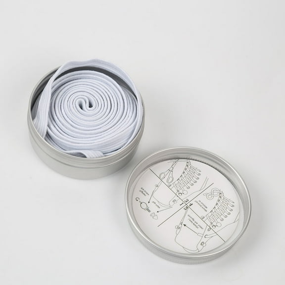 WHAMVOX  Stretch Shoelaces Trainers Shoes for Sneakers Women's White