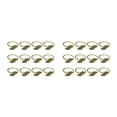 thumbnail image 4 of Bearachild 12 Pieces Home Restaurant Leaf Shaped Napkin Banquet Portable Ceremony Decoration Napkins Ornament Rhinestone Ring Oro 2piezas, 4 of 6