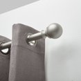 thumbnail image 1 of hometrends Ball 1"  Drapery Rod Set 66-120" Nickel, 1 of 3