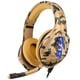 thumbnail image 1 of Auriculares para juegos de 3,5 mm, consola de juegos para computadora, auriculares estéreo para montaje en la cabeza con micrófono y luz LED Advancent EL5127-03B, 1 of 2
