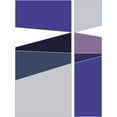 thumbnail image 2 of Hauanio, Sandi 12x14 White Modern Wood Framed Museum Art Print Titled - Divided Violet, 2 of 4