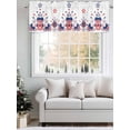 thumbnail image 5 of Valances for Windows Independence Day Rod Pocket Cafe Window Treatments Valance Curtains for Kitchen Bathroom Laundry Basement Windows 54"x18", 5 of 9