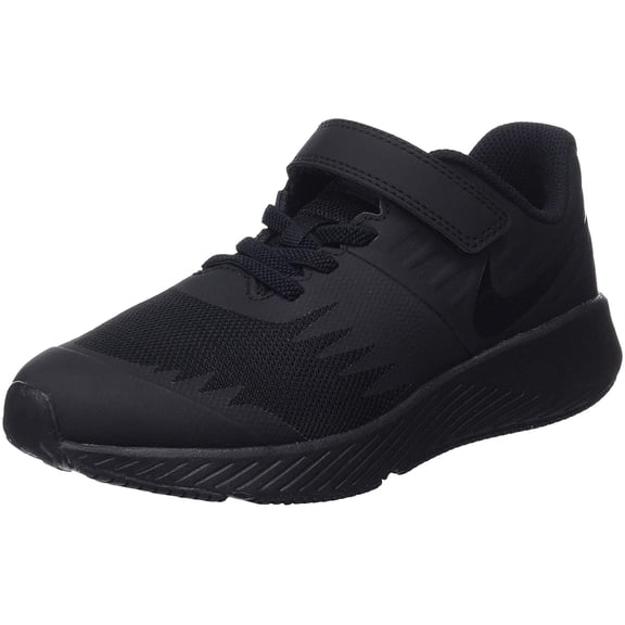 Nike 921443-005: Big Kids Star Runner (PSV) Black/Black Sneakers