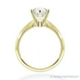 thumbnail image 3 of Round Cut Forever ONE Moissanite 6-Prong Solitaire Engagement Ring in 14k Yellow Gold, 3 of 4