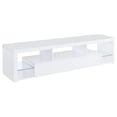 thumbnail image 6 of Jude 2-drawer Engineered Wood 71-inch TV Stand White High Gloss, 6 of 9
