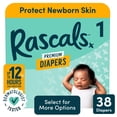 thumbnail image 3 of Rascals Premium Absorbent Baby Diapers Size 1, 38 Count, 3 of 14