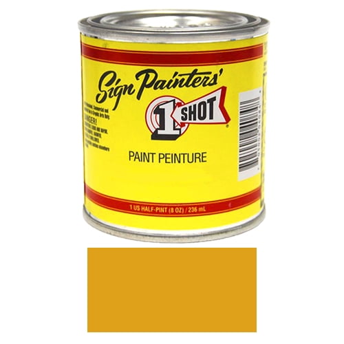 1/2 Pint 1 Shot IMITATION GOLD Paint Lettering Enamel Pinstriping & Graphic Art
