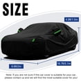 thumbnail image 3 of Liwarace For Ford Mustang Full Car Cover Winter 100% Waterproof UV All Weather Protection, 3 of 14