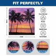 thumbnail image 6 of Summer Beach Sunset Landscape Chair Covers Set of 6 Coastal Ocean Palm Tree Red Cloudy Sky Chair Back Covers Stretch Removable Washable Slipcovers Protector for Dining Room Kitchen Party Decor, 6 of 9