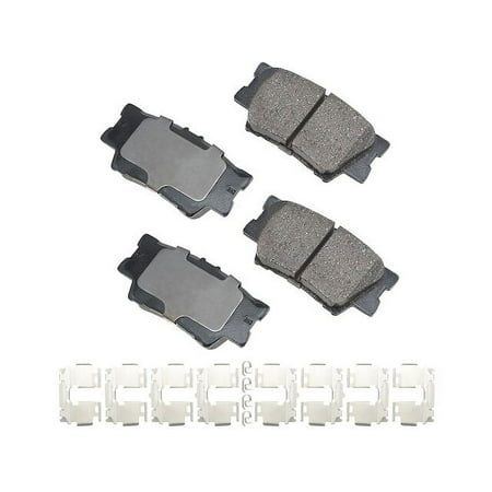 Rear Brake Pad Set - Compatible with 2007 - 2022 Toyota Camry 2008 2009 2010 2011 2012 2013 2014 2015 2016 2017 2018 2019 2020 2021