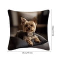 thumbnail image 3 of Japceit Adorable Animals Pillow Covers, Cute Bedroom and Sofa Decor Cushion Covers with Embroidered Style Design, Home Accent for Living Room and Decor 45x45cm, 3 of 6