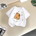 thumbnail image 2 of FUZHIQ Boys Girls Cute Soft Graphic T-Shirt Lovely Animal Short Sleeve Crewneck Top, Soft Comfortable Summer Casual Shirt,9-10 Years, 2 of 4