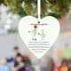 thumbnail image 2 of Adorno de corazón de vidrio marino hecho a mano, decoración oceánica, recuerdo de amistad, decoración colgante para árbol de Navidad, regalo con temática de playa para el hogar, celebración navideña,, 2 of 8