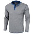 thumbnail image 3 of Spring Saving GaThRRgYP Mens T-shirts,Men's Shirt Slim Long Sleeve Lapel Casual Bottoming Shirt T-shirt Blouse, 3 of 5