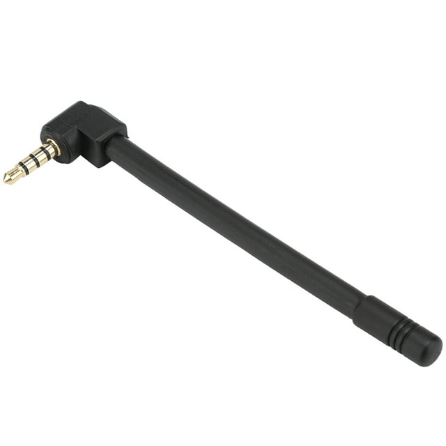 Mini AltaVoz Universal 3.5 Mm Radio FM Altavoz Al Aire Libre Antena Externa Portátil Abs Negro