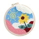 thumbnail image 5 of Kits de inicio para bordado con aguja perforadora, tela con bastidor, kit de enganche para alfombras, manualidades Girasol, 5 of 9